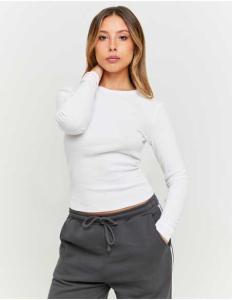 მაისურები Tally Weijl - White Basic T-shirt