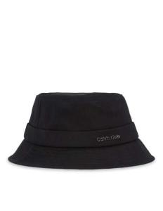 ქალის ქუდი CALVIN KLEIN - BACK TIE COTTON TWILL BUCKET