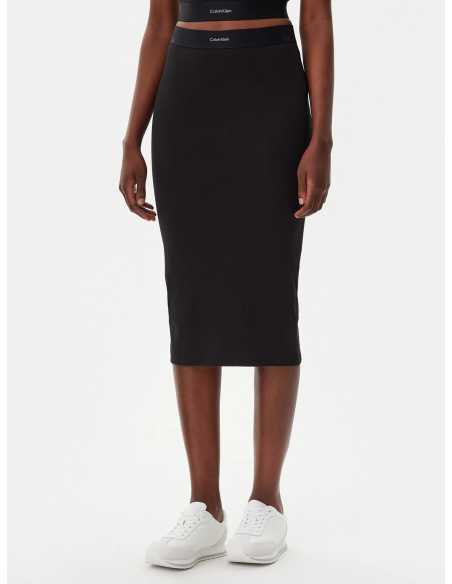 ქვედაბოლო CALVIN KLEIN - RIB SKIRT