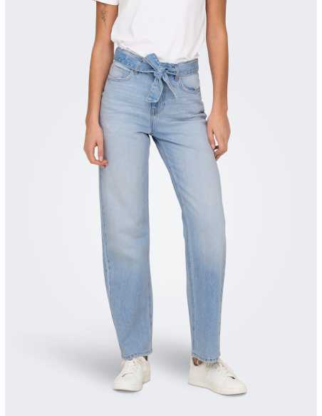 ქალის ჯინსი ONLY - ONLMADDIE EX HW WIDE BELT RW DNM TAI