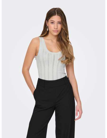 მაისურები ONLY JDY - JDYBEAUTY S/L GLITTER STRUC TOP KNT