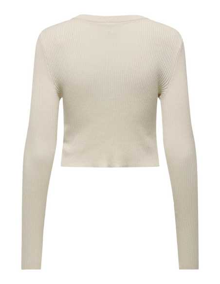მაისურები ONLY - ONLNEW MEDDI LS O-NECK CROPPED CC KNT