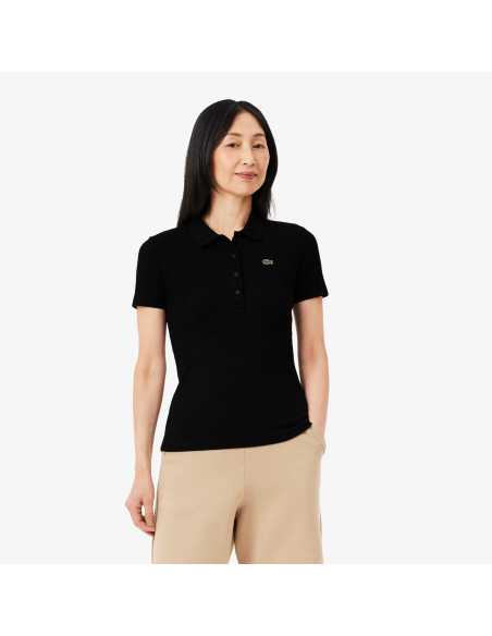 მაისურები LACOSTE - WOMENS L.12.D SLIM FIT RIBBED COTTON POLO