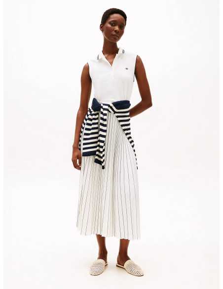 კაბა Tommy Hilfiger - SPORTY PLEATED POLO DRESS NS