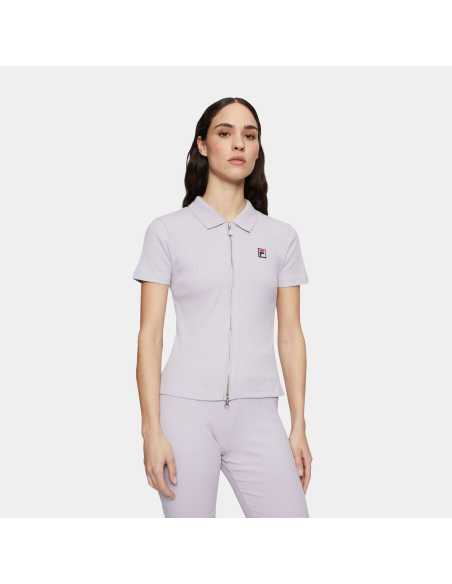 მაისურები FILA - LANNEMEZAN slim zip up rib polo