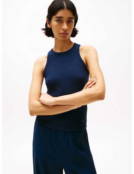 მაისურები Tommy Hilfiger - SLIM 5X2 RIB TANK TOP NS