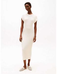 კაბა Tommy Hilfiger - RIB BLEND CAP SL DRESS