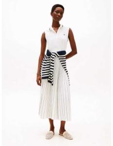 კაბა Tommy Hilfiger - SPORTY PLEATED POLO DRESS NS
