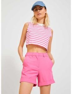 მაისურები JJXX - JXALVIRA SL  SLIM CROP STRIPE EVERY TEE