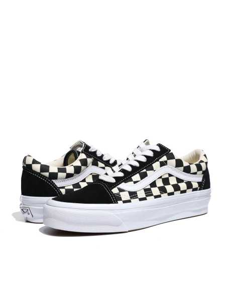კედები VANS - LX Old Skool LX CHECKERBOARD BLACK/OFF WHITE