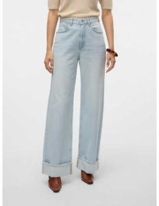 ქალის ჯინსი Vero Moda - VMKATHY SHR WIDE FOLD UP DNM JEAN LI3168