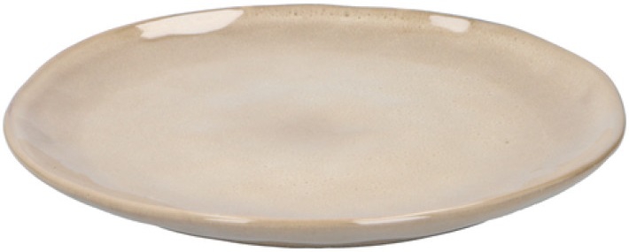 Alpina, კერამიკის თეფში, ბეჟი, Ø28 სმ
