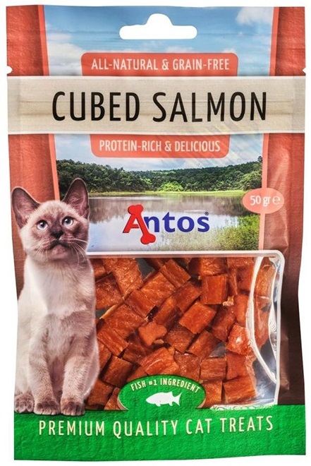 Antos, 50 გრ. სასუსნაო კატებისთვის, ორაგულით