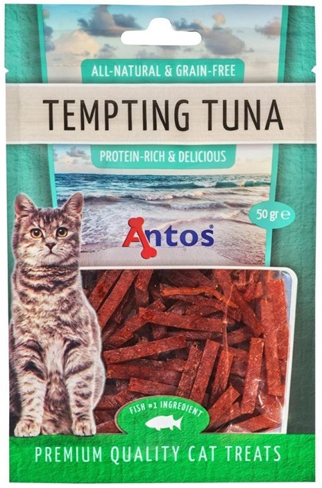 Antos, 50 გრ. სასუსნაო კატებისთვის, თინუსით