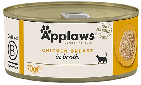 Applaws, 70 გრ. სველი საკვები კატებისთვის, ქათმის მკერდით