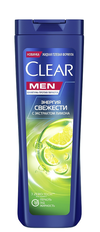 Clear Men ქერტლის საწინააღმდეგო შამპუნი 180 მლ