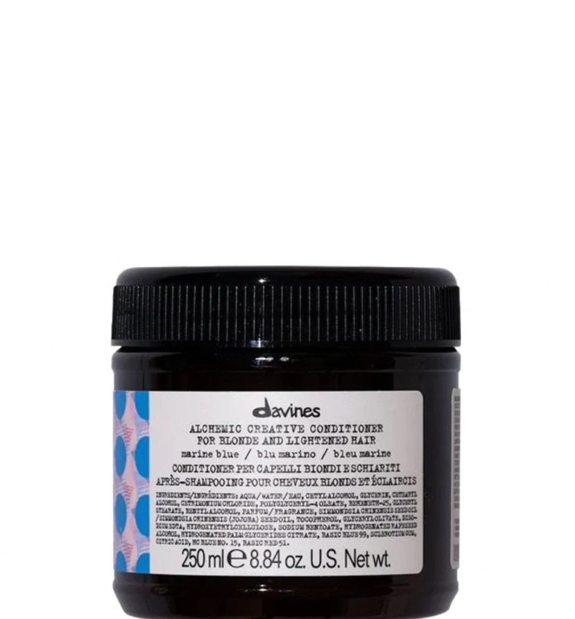 Davines Alchemic Creative Marine Blue ქერა თმის კონდიციონერი 250 მლ
