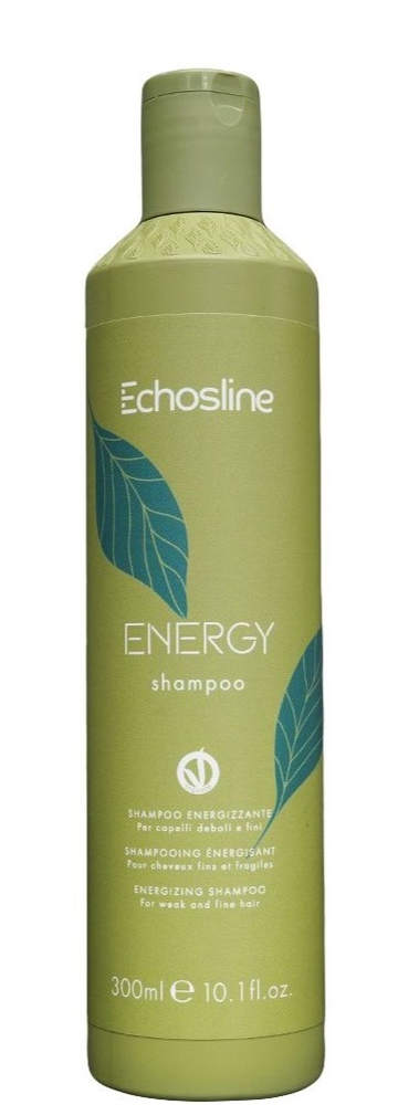 Echosline Energy თმის ცვენის საწინააღმდეგო შამპუნი 300 მლ