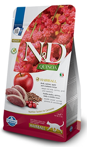 Farmina, N&D Quinoa, 1.5 კგ. მშრალი საკვები ზრდასრული კატებისთვის