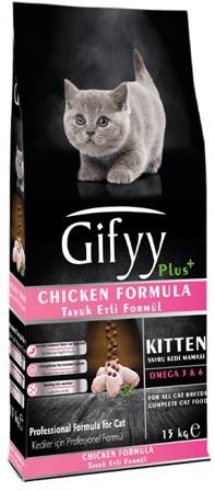 Gifyy, 15 კგ. კნუტის საკვები ქათმით,