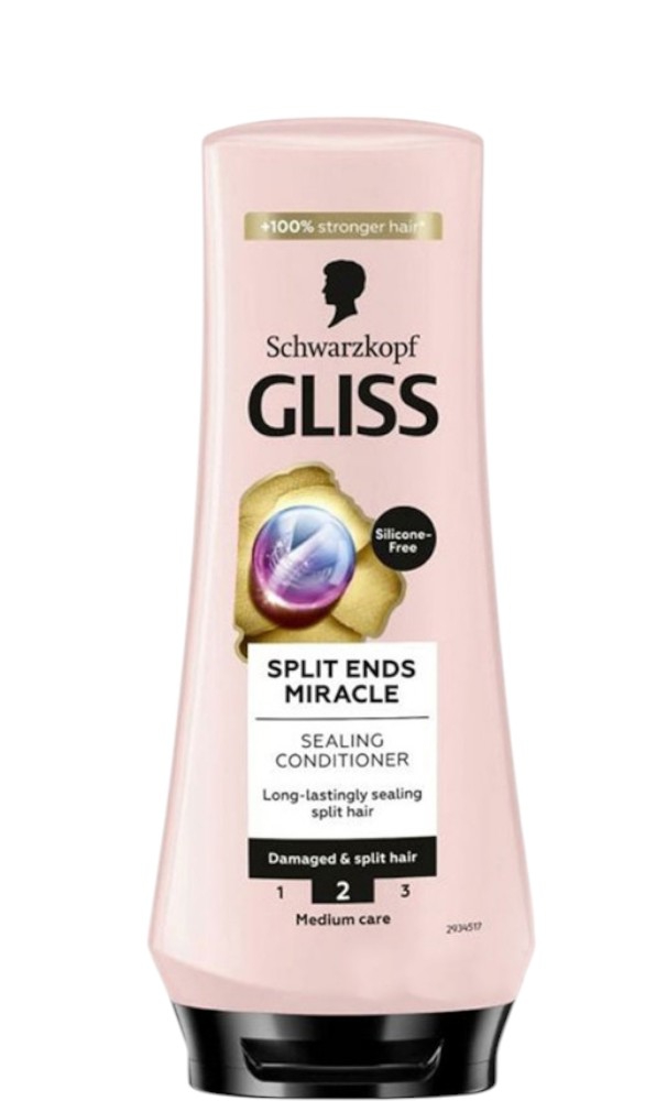 Gliss Kur თმის კონდინციონერი დაყოფილი ბოლოებისთვის 200 მლ