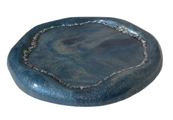 Glossy Epoxy Lab, მრგვალი ლანგარი უსწორმასწორო გვერდებით