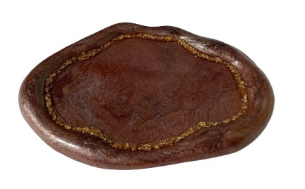 Glossy Epoxy Lab, ოვალური ლანგარი უსწორმასწორო გვერდებით