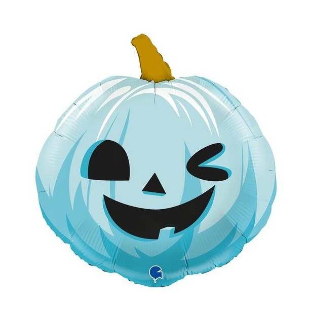 Grabo, ფოლგირებული ბუშტი, გოგრა, ცისფერი, 53 x 57 სმ, 1 ც.