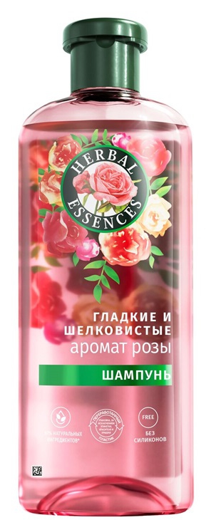 Herbal Essences Rose დამარბილებელი შამპუნი 350 მლ