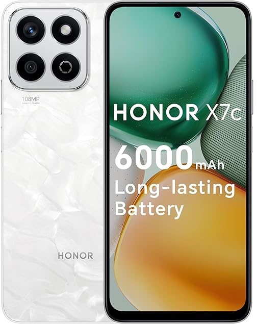 Honor X7c 8 GB 128 GB Dual Sim Moonlight White