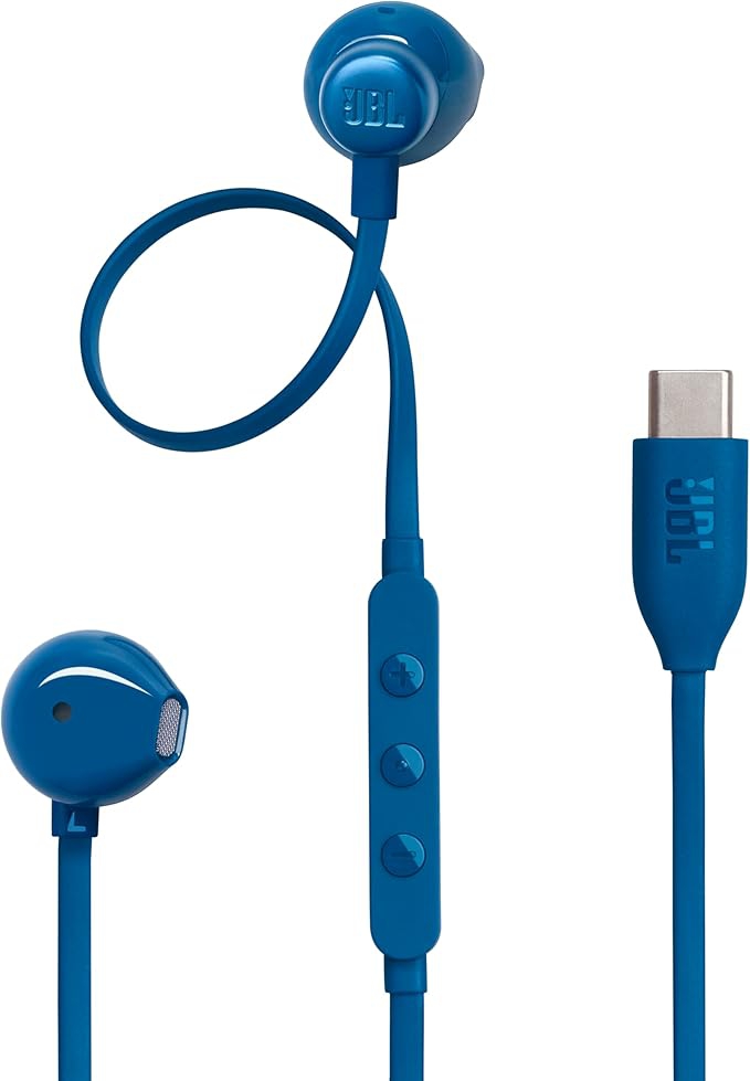 JBL Tune 305C Wired In-Ear Headphones Blue