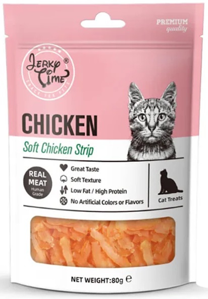 Jerky time, 80 გრ კატის სასუსნაო ქათმით