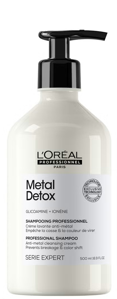 L'Oreal Professionnel Metal Detox დაზიანებული თმის შამპუნი 500 მლ