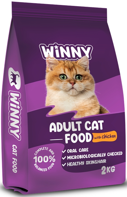 Nutrimax, Winny, 2 კგ. კატის მშრალი საკვები ქათმის ხორცით