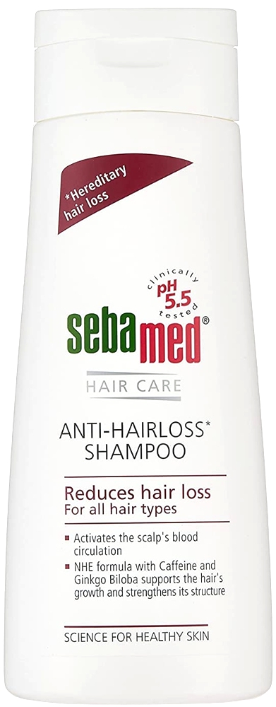 Sebamed თმის ცვენის საწინააღმდეგო შამპუნი 200 მლ