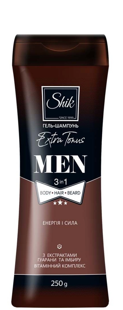Shik Extra Tonus Men 3-1 შამპუნი 250 მლ