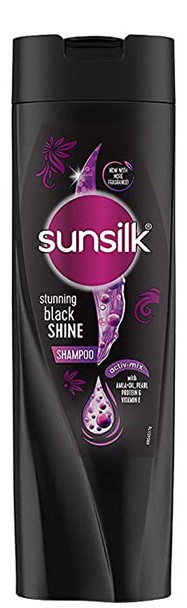 Sunsilk Black Hair შავი თმის შამპუნი 200 მლ