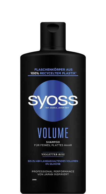 Syoss შამპუნი თმის მოცულობისთვის 440 მლ