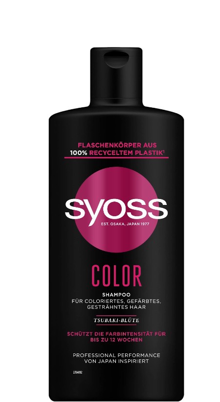 Syoss შეღებილი თმის შამპუნი 440 მლ