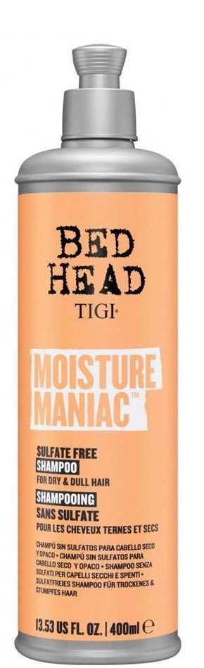 TIGI Bed Head Moisture Maniac დამატენიანებელი შამპუნი 400 მლ