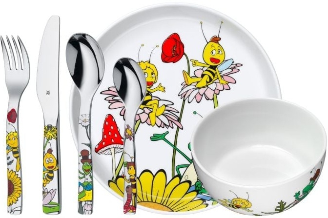 WMF, Maya the Bee, საბავშვო დანა-ჩანგალი & კოვზის ნაკრები, 4 ცალი