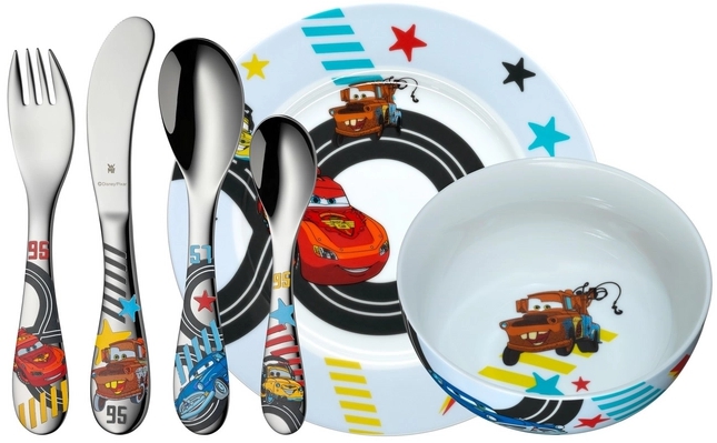 WMF, საბავშვო ჭურჭლის ნაკრები, Cars, 6 ცალი