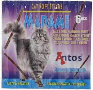 Antos, 30 გრ. სასუსნაო კატებისთვის, ორაგულით და კალმახით