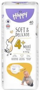 Bella Baby Happy ბავშვის საფენი 4 ზომა (Maxi plus) 40ც