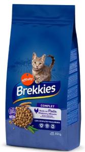 Brekkies, 15 კგ. მშრალი საკვები ზრდასრული კატებისთვის, საქონლის ხორცით
