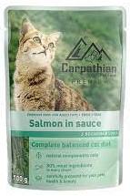 Carpathian, სველი საკვები ზრდასრული კატებისთვის, ორაგული, 100 გრ