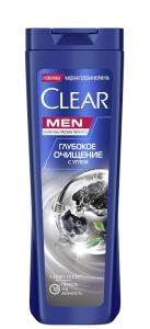 Clear Men Charcoal ქერტლის საწინააღმდეგო შამპუნი 180 მლ