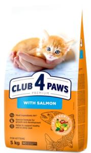 Club 4 Paws, 5 კგ. კნუტის მშრალი საკვები ორაგულით