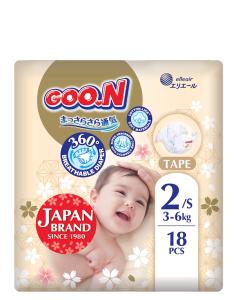 Goo.N ბავშვის საფენი 2 ზომა 18ც