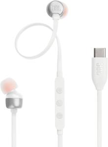 JBL Tune 310C Wired In-Ear Headphones White
